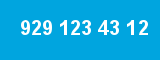 929 123 43 12